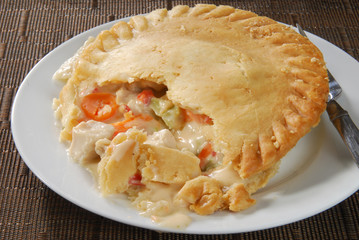 Turkey pot pie - Powered by Adobe