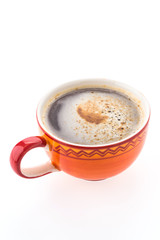 Coffee cup isolated on white background
