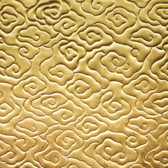 Chinese cloud pattern gold  texture background