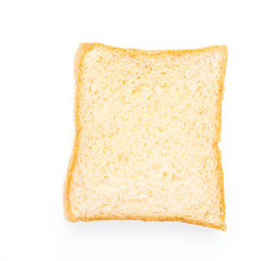Bread isolated on white