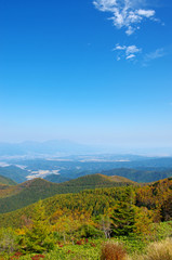 秋の美ヶ原高原