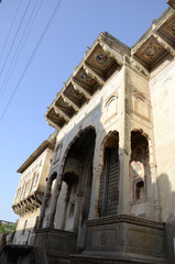 Naklejka premium Nawalgarh : rues et havelis