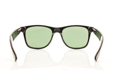 back view of Black sunglasses