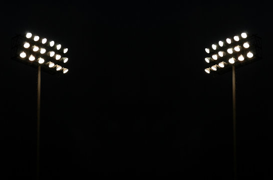 Twin Stadium lights