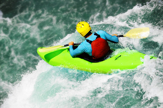 White Water Kayaking As Extreme And Fun Sport