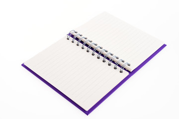 Purple note book