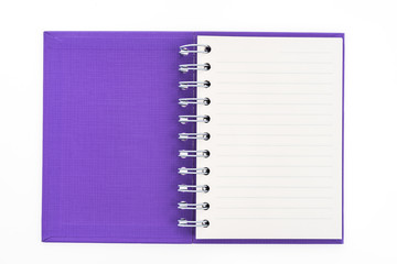 Purple note book