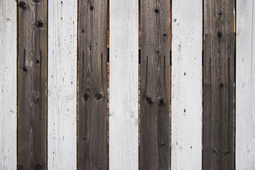 Wooden fence