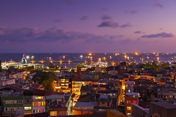 Naklejka premium Istanbul sunset