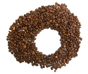 grains of coffee