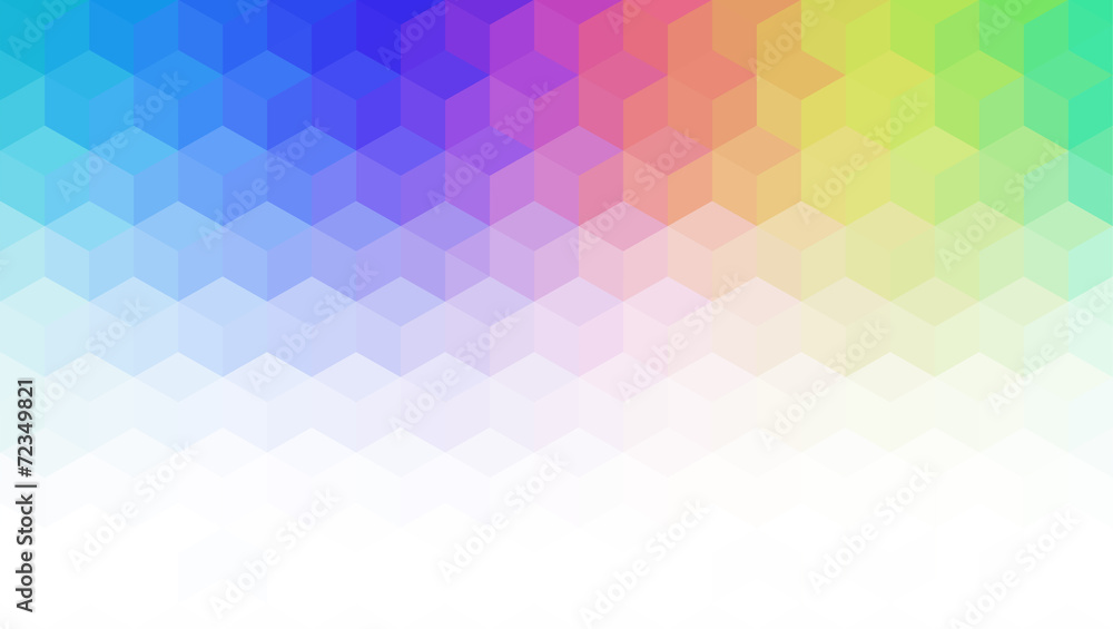 Aufkleber abstract colorful geometric style background