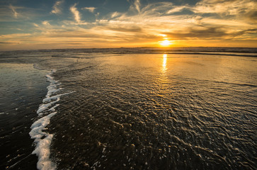 Beautiful Ocean Beach Sunset
