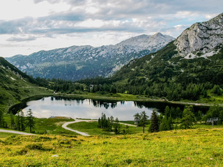 Fototapeta premium Austria Kaprun lake