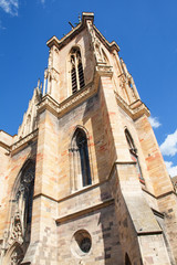 Collégiale Saint Martin à Colmar, Haut Rhin, Alsace