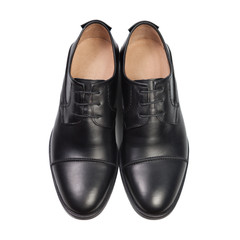 The black man's shoes