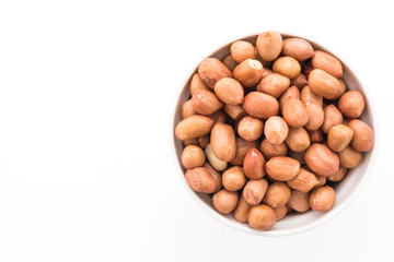 Peanut isolated on white background