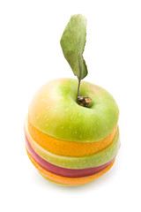 fruit being from different fruit