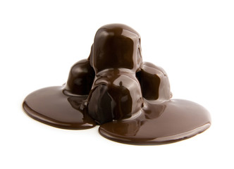 candys in a chocolate