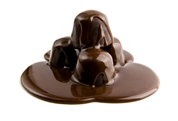 candys in a chocolate