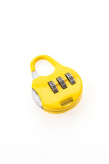 Padlock isolated on white background
