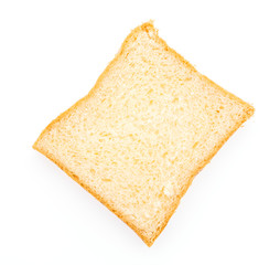 Bread isolated on white