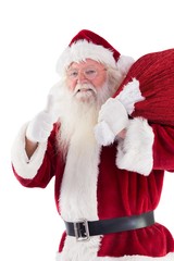 Santa likes to carry his sack