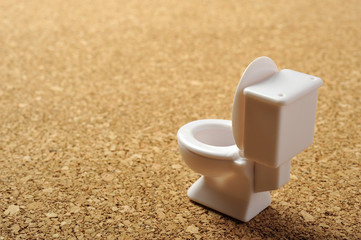 洋式トイレのミニチュア