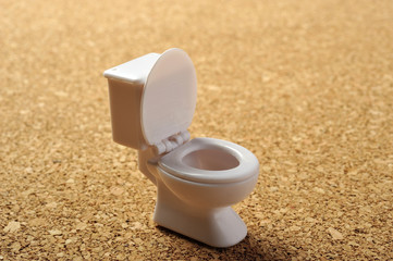 洋式トイレのミニチュア