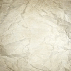 old white wrinkled paper texture or background