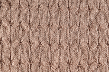 light brown knitted textured background