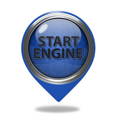 power pointer icon on white background