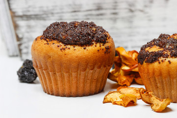 Poppy-seed muffins