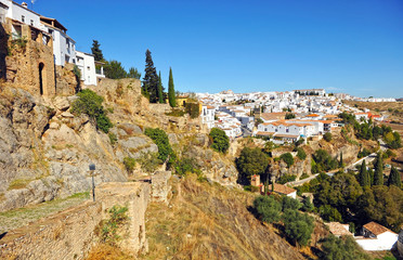 Naklejka premium Vista panorámica de Ronda, Málaga, España