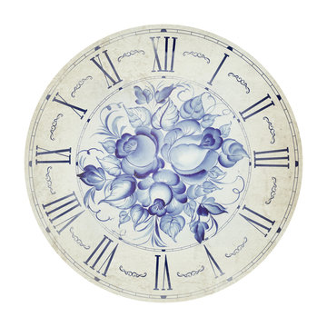Vintage flower clock