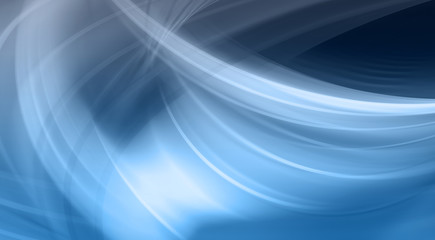 Obraz premium Streszczenie niebieskim tle