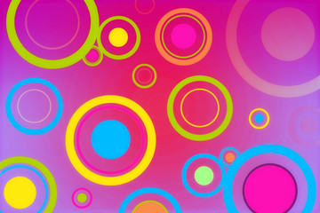 Colorful retro background