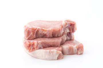 raw meat pork steak