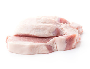 raw meat pork steak