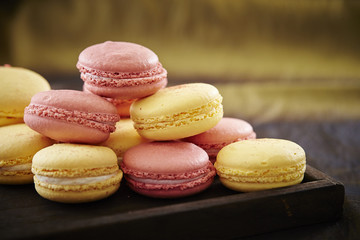 colorful macarons
