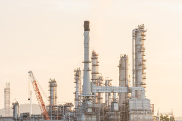 Obraz premium Industrial plant power station