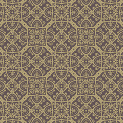 Floral Seamless  Pattern. Orient Abstract Background