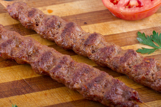 Turkish Traditional Sish Meat Kebab For Cook