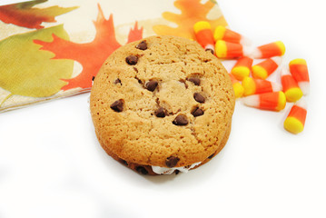 Fall Festive Cookie Sandwich Dessert
