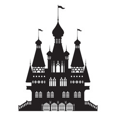 Fototapeta premium Castle Vintage Vector