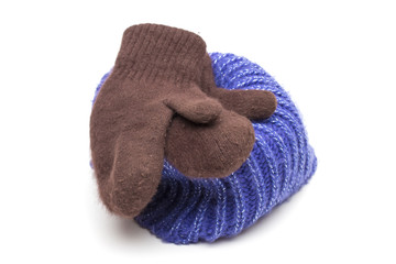 hat on the white background