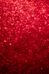 abstract bloody red background with bokeh particles