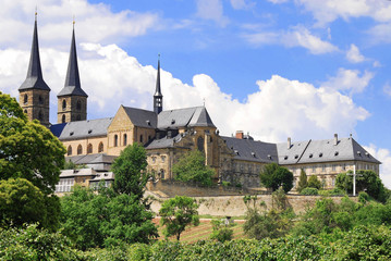 Fototapeta na wymiar Kloster St. Michael Bamberg