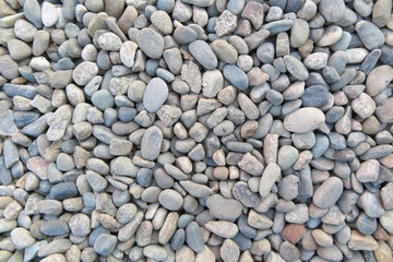 Sea gravel pebbles