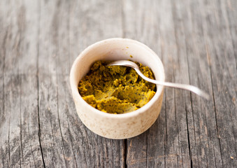 Black bean dip with turmeric