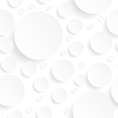 seamless background with white circles